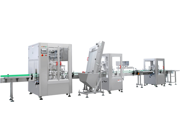 洗发水灌装旋盖封口线